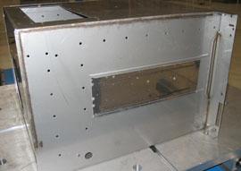 Stainless steel microwave enclosure